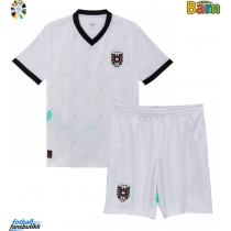 Østerrike Bortedraktsett Barn EM 2024 Kortermet (+ Korte bukser)